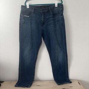Lucky Brand Mens Jeans Dark Wash Straight‎ Leg Size 40x32